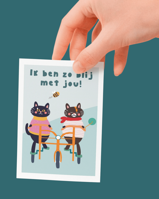 Kaart - Ik ben zo blij met jou!