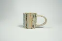 Espresso kopje met strepen