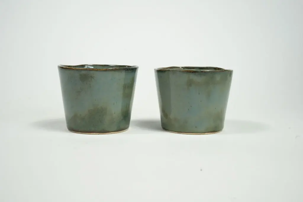 Koffiekopjes zonder oor (duo)