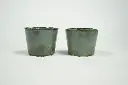 Koffiekopjes zonder oor (duo)