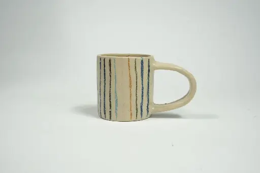 Espresso kopje met strepen