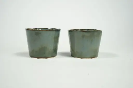 Koffiekopjes zonder oor (duo)